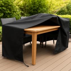 Housse de Salon de Jardin Extérieur Protection 231x231x90cm Bâche Canapé Chaises Barbecue Table