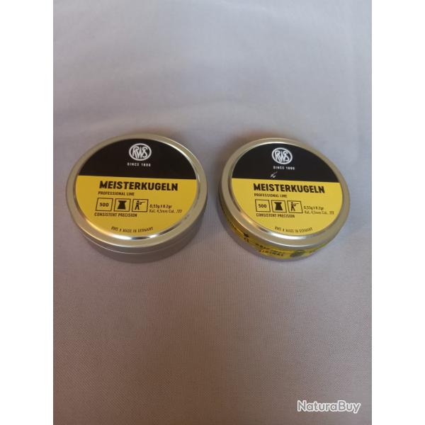 Plombs RWS 4.5mm
