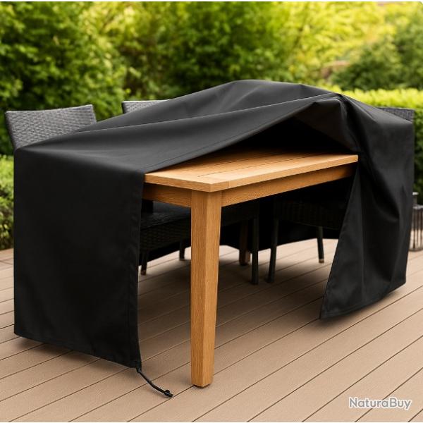 Housse de Salon de Jardin Extrieur Protection 231x231x90cm Bche Canap Chaises Table Barbecue