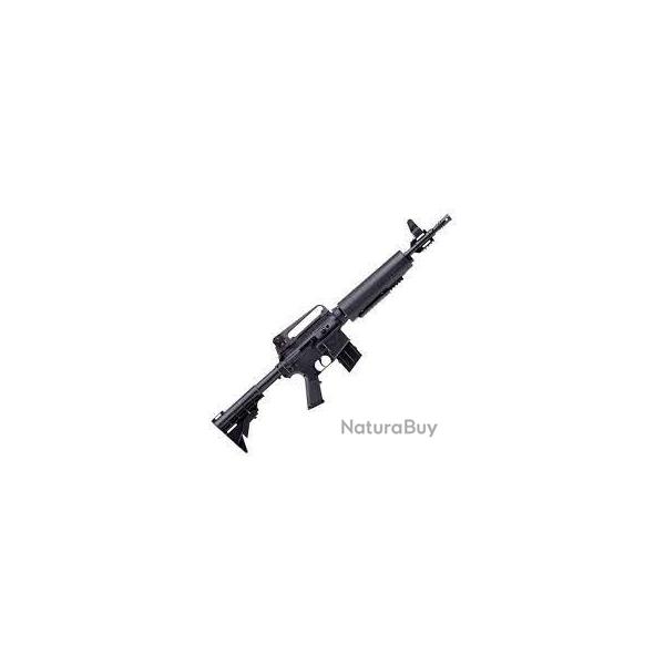 Carabine PCP  pompe M4-177 Plomb y Bbs Cal. 4,5 mm avec Asa de Transport M16 Aluminio