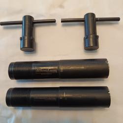 Lot de deux chokes VERNEY CARRON Cal.12