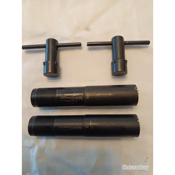 Lot de deux chokes VERNEY CARRON Cal.12