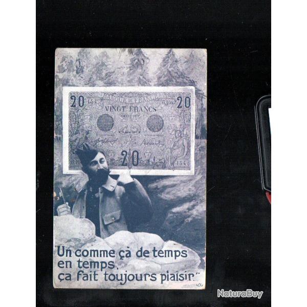 un comme a de temps en temps a fait toujours plaisir militaire et billet de vingt francs
