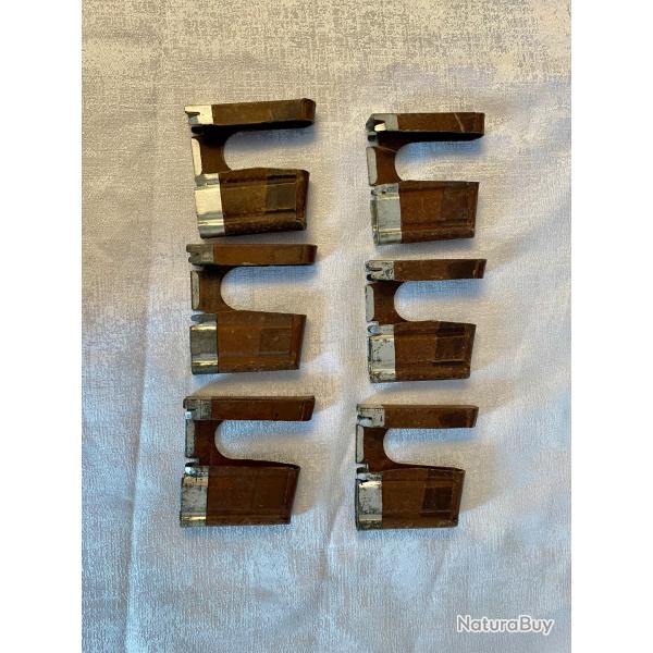 Lot de 6 Lames Chargeur pour Schmidt Rubin K31, K11, G11, 7,5x55 GP11