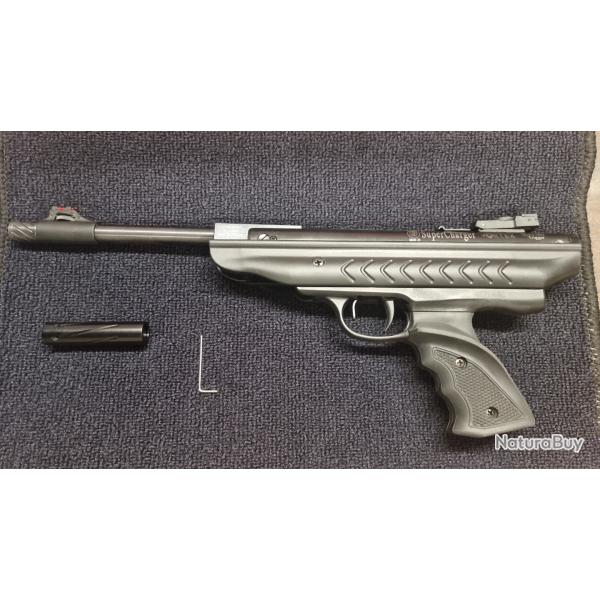PISTOLET  AIR COMPRIM HATSAN MOD.25 SUPERCHARGER VORTEX Cal.5,5 mm , 14 Joules