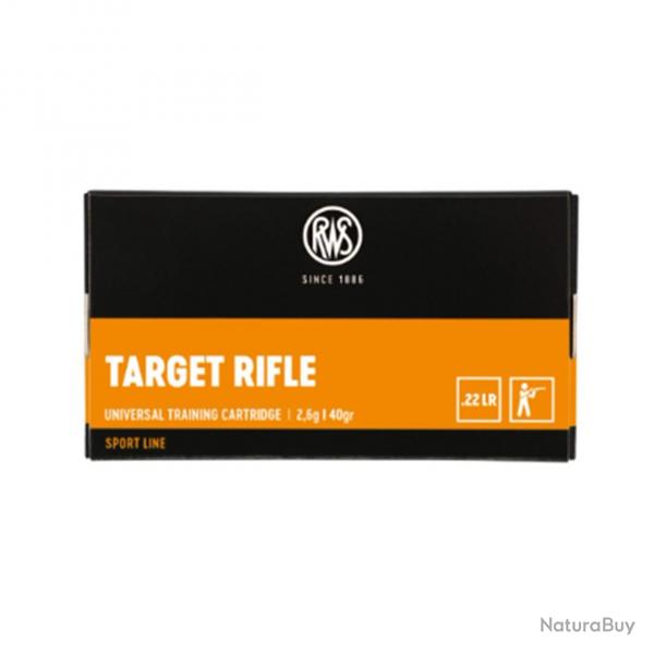 MUNITIONS RWS TARGET RIFLE cal.22lr x50