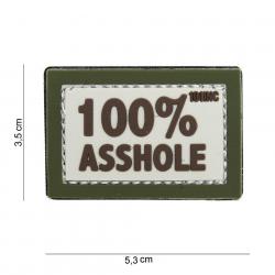 Patch 3D PVC 100% Asshole (101 Inc) OD
