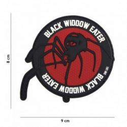 Patch 3D PVC Black Widdow Eater (101 Inc) Rouge