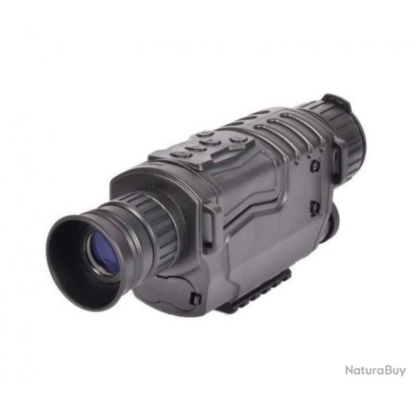 Lunette Vise Vision Nocturne Infrarouge 5MP Carte8G TF Optique HD Chasse 5x40 pour 200 Mtres