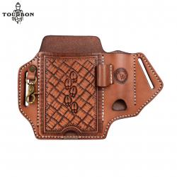 Tourbon-Poudres de téléphone portable universelles en cuir EDC  LIVRAISON GRATUITE !!