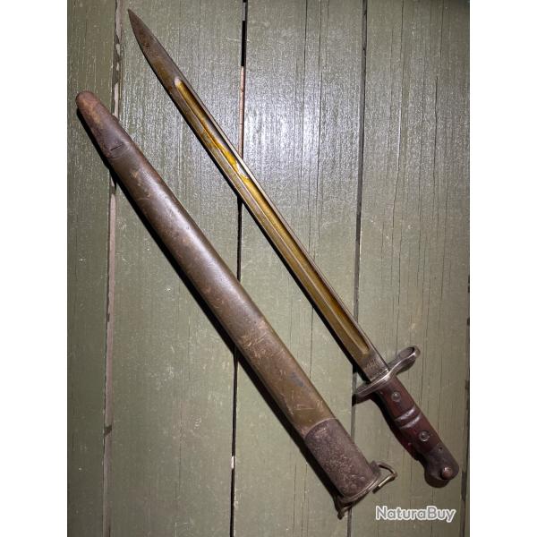 Baonnette US 1917 Originale avec fourreau