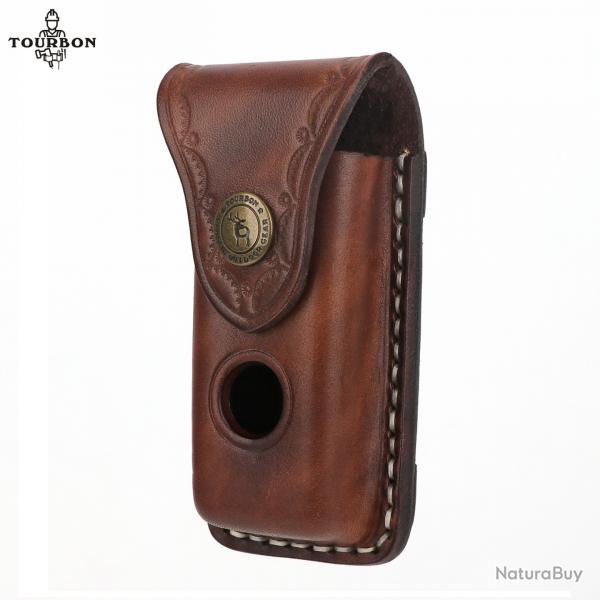tui  couteaux Portable en cuir pour Mini couteau pliant 4.1 pouces LIVRAISON GRATUITE !!