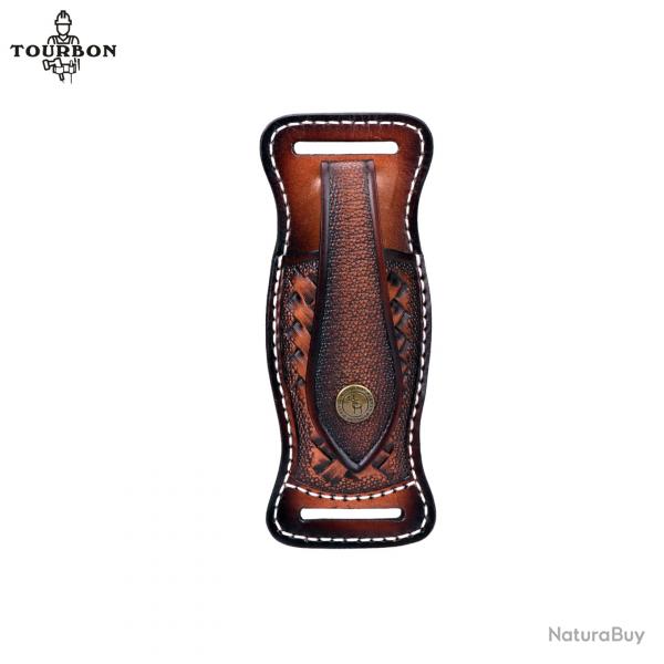 Tourbon 4,3" gaine de couteau en cuir Snap tui  couteau pliant EDC LIVRAISON GRATUITE !!