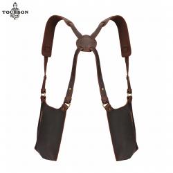 Tourbon-Bretelles Rembourrées en Cuir avec Poudres pour Téléphone