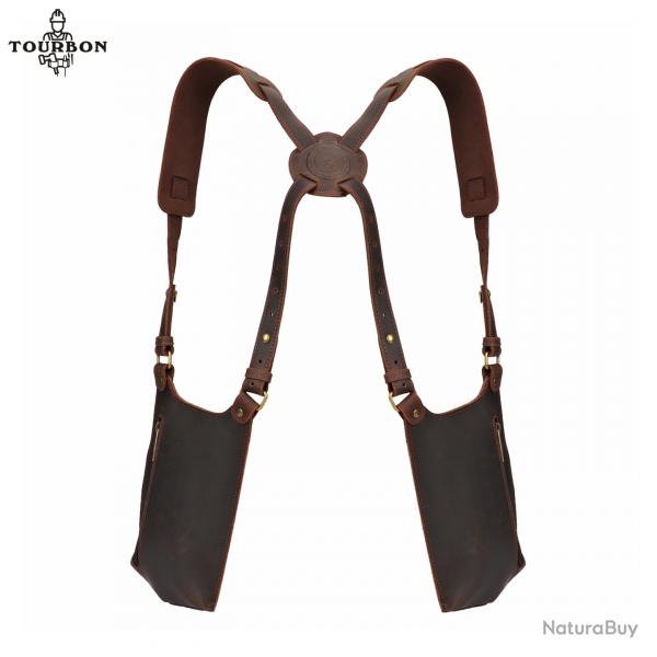 Tourbon-Bretelles Rembourres en Cuir avec Poudres pour Tlphone
