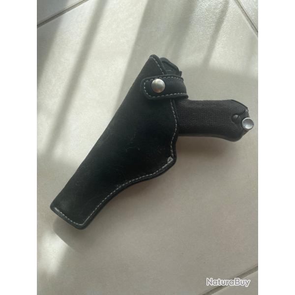 Holster en cuir port intrieur pour Luger P08