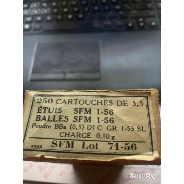 MAS 45 munitions rglementaires 22lr- 250 cartouches