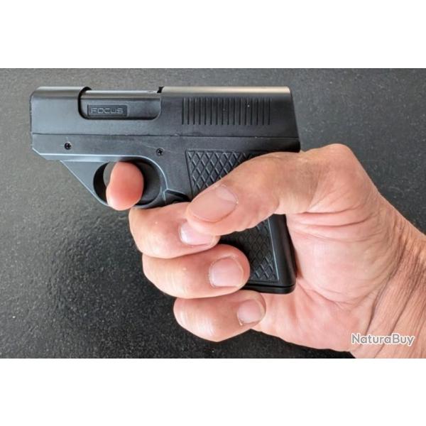 BRIQUET PISTOLET AVEC 3 CHARGEURS DE CIGARETTES CLASSIQUES OU FINES RECHARGEABLE GAZ