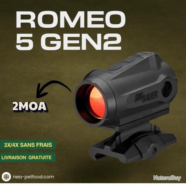 Viseur point rouge Romeo 5 GEN2 2MOA SIG SAUER