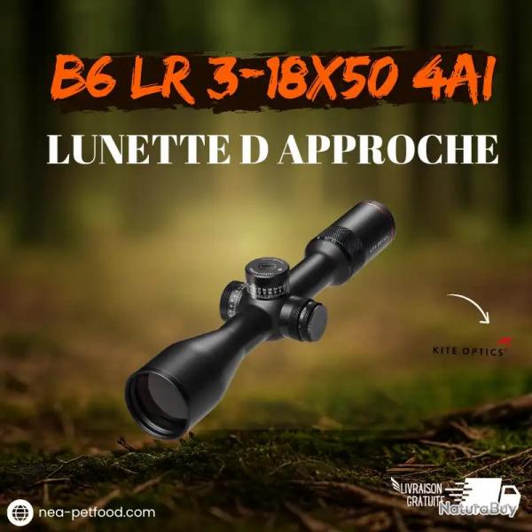 B6 LR 3-18X50 4Ai Lunette de vise et d'approche