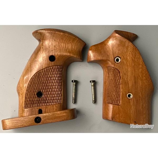 Plaquette de droitier anatomique avec busc rglable pour Smith & Wesson  carcasse N