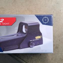 Lunette Viseur GRAPHIC SIGHT 552 Holographique 2 Couleurs Alu Rail 20mm Red Dot