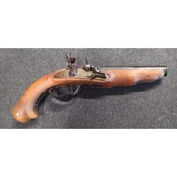Pistolet à silex tête d'oiseau