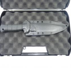 Couteau Wildsteer Wing Tactic GIGN Etui kydex carbone