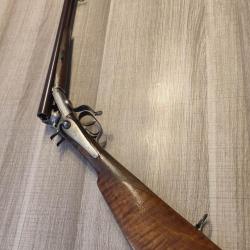 Magnifique fusil juxtaposé percu centrale de luxe signé Dabadie à Toulouse 16 canons damas E.Bernard