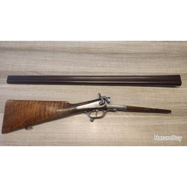 Magnifique fusil juxtapos de luxe sign Dabadie  Toulouse calibre 16 65 canons damas E.Bernard