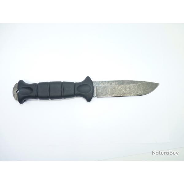 Couteau Wildsteer MT55 Noir Etui Kydex