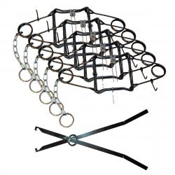 Lot 5 pièges en X - Double ressort 13x13 cm + Clé tendeur 12628-defaultCombination