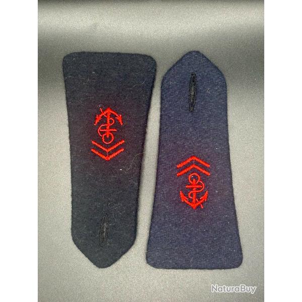 (62.002) Paire de pattes d'paules de Troupes de Marine