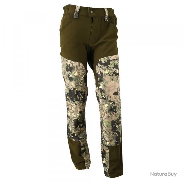 Pantalon stretch digital vert somlys