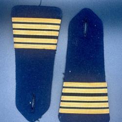 (69.001) Paire d'épaulettes de commandant du CTA - Corps Technique et Administratif