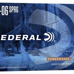 Cartouches Federal Powershok cal 30-06 - 180gr