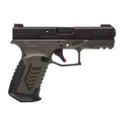 Pistolet DERYA DY9 NOIR/VERT cal.9x19
