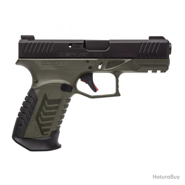 Pistolet DERYA DY9 NOIR/VERT cal.9x19