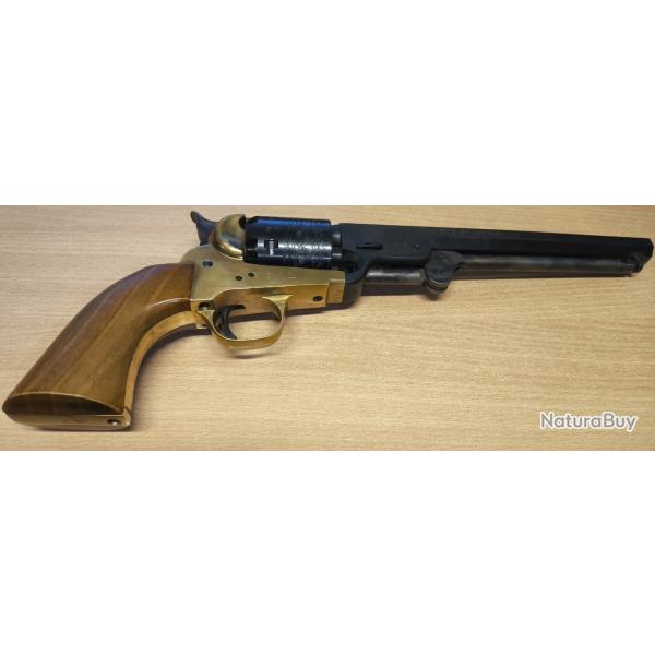 Revolver poudre noire calibre 36 1851 Old Model .36 Caliber Navy avec tui et ceinture en cuir