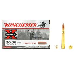 MUNITIONS WINCHESTER 30-06 180GR POWER POINT X20