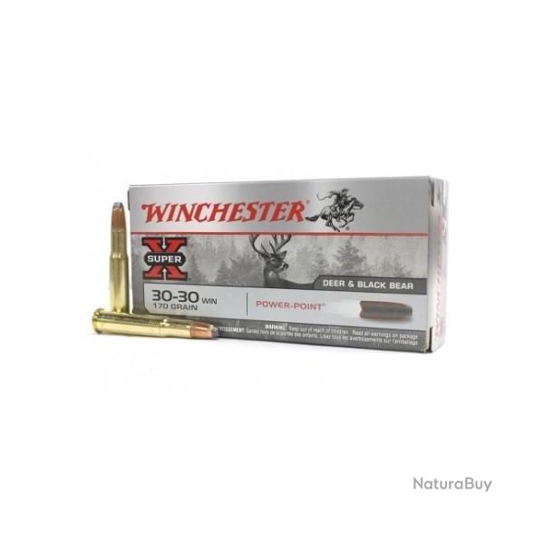 MUNITIONS WINCHESTER 30-30Win POWER POINT 170gr X20