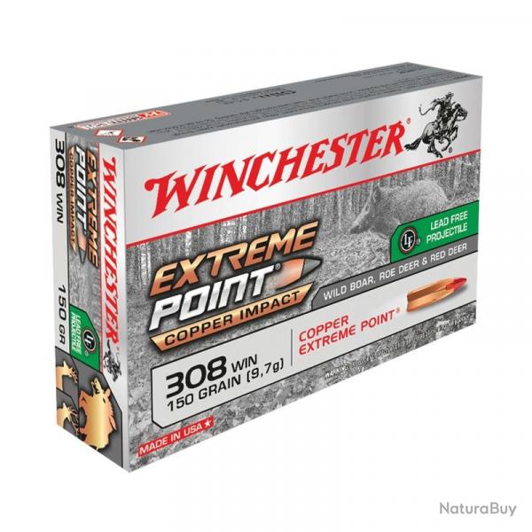MUNITIONS WINCHESTER 308win EXTREME POINT 150g X20