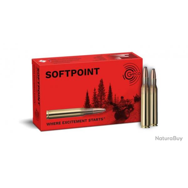 MUNITIONS GECO 280 REM Demi-Blindée SOFT POINT 165GR X20