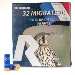 PACK CARTOUCHES RIO 12/70 MIGRATEUR BJ 32GR PB9 X100