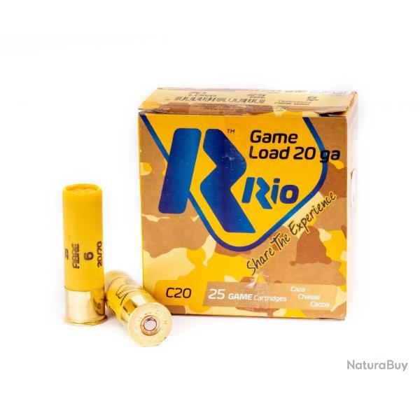 CARTOUCHES RIO 20/70 GAME LOAD 28 BJ PB7 X25