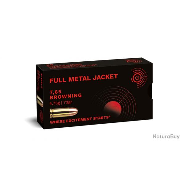 MUNITIONS GECO 7.65 browning FMJ x50