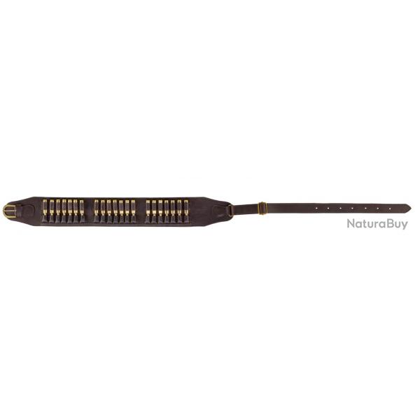 CARTOUCHIRE CUIR GRAS POUR 21 BALLES - COUNTRY SELLERIE