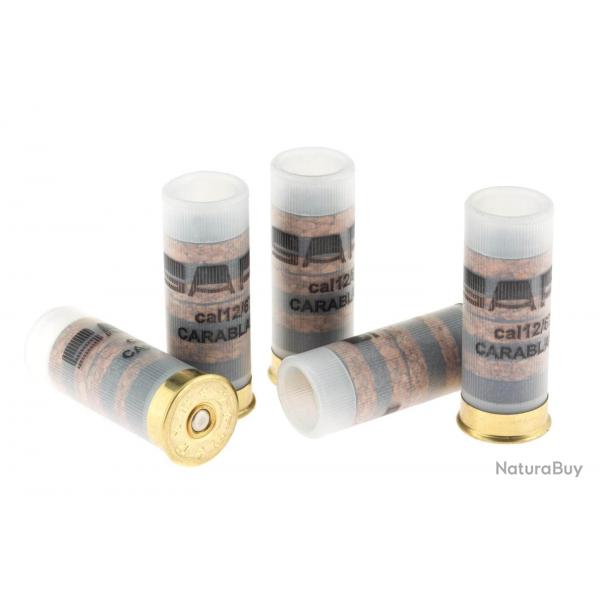 CARTOUCHES  BLANC CAL. 12/67 X5