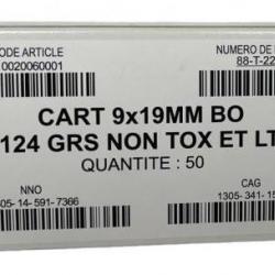 MUNITIONS SM 9X19FMJ SX RUAG 124GR X50