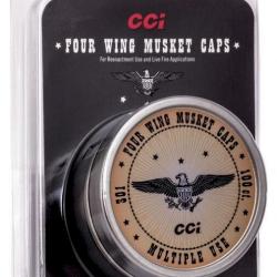 AMORCE CCI POUDRE NOIRE MUSKET CAPS 301 X100